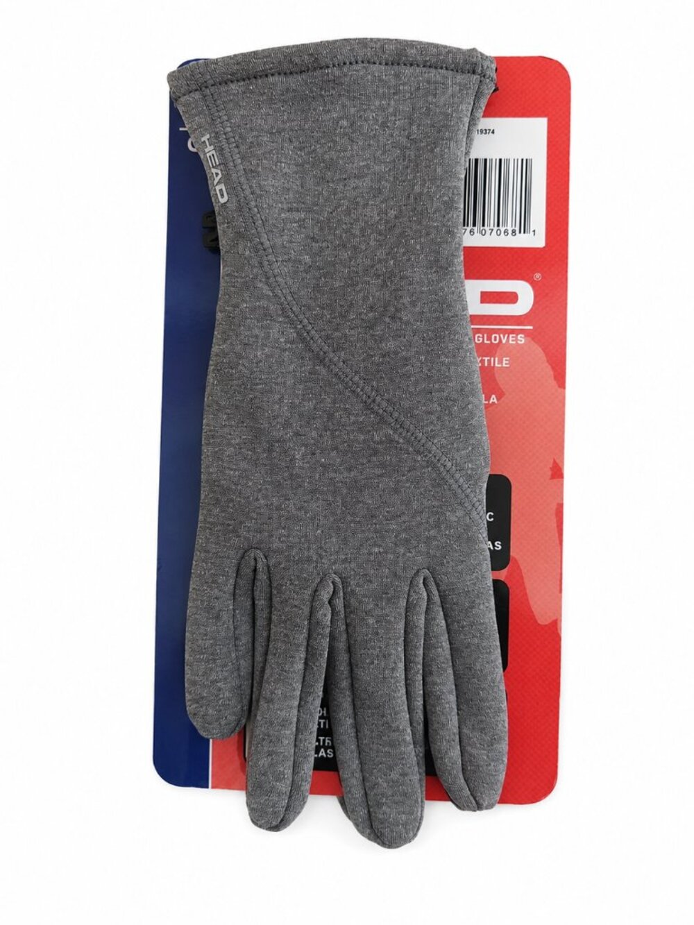 HEAD Women’s Touchscreen Running Gloves Gray Size Large